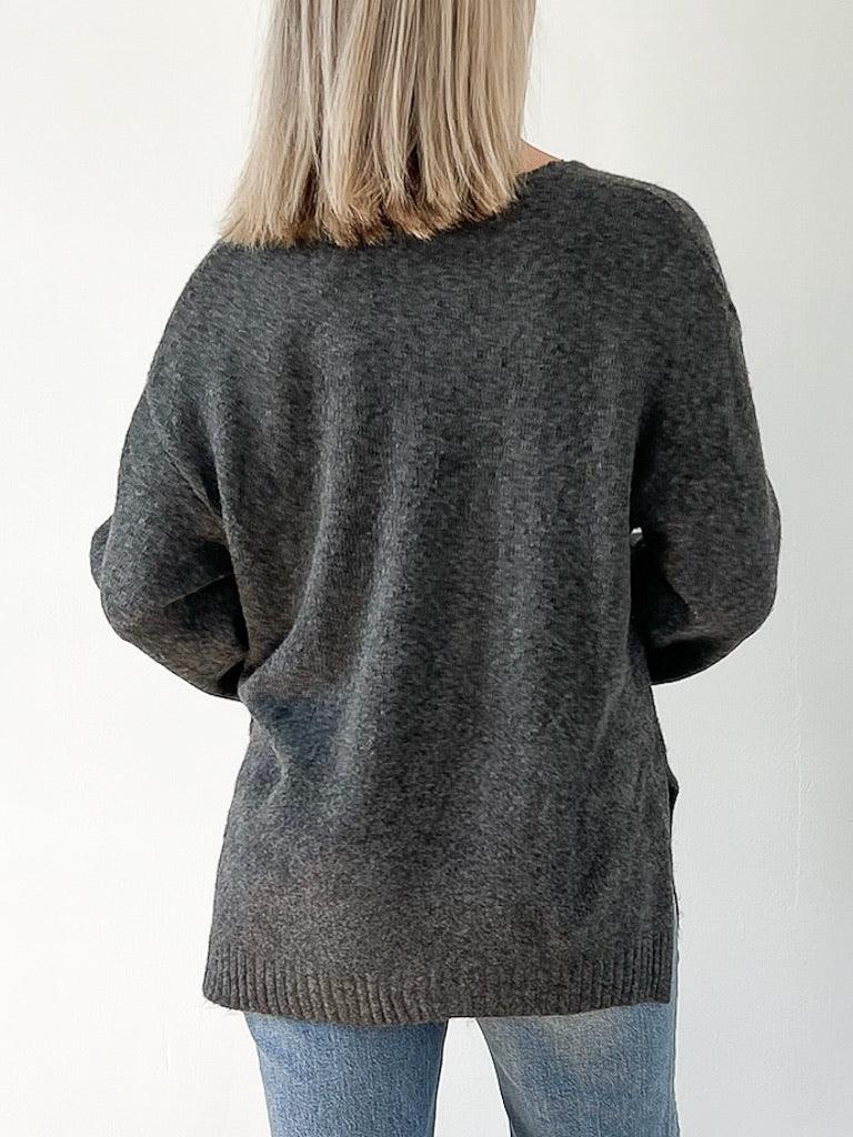 Modern Sweater - Charcoal Heather – Flutter