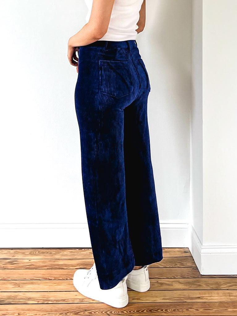 Prospect Knit Cord Pant - Sapphire Blue