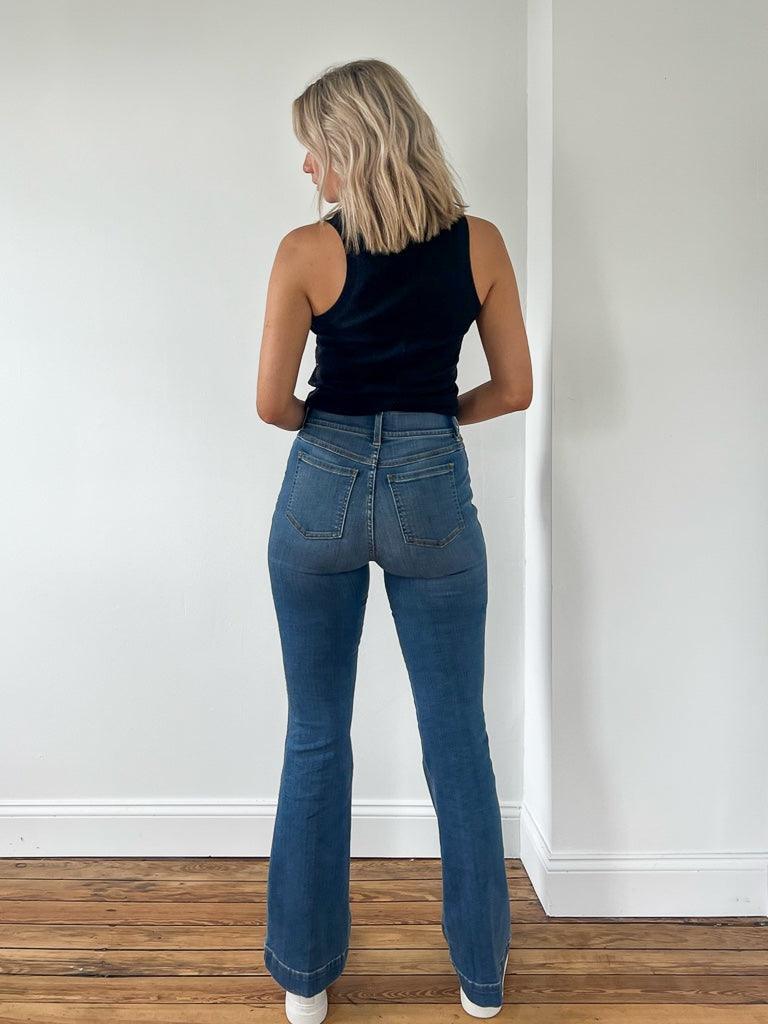best short legs flare jeans｜TikTok Search