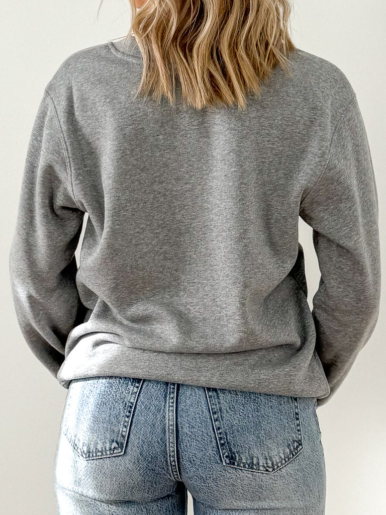 Heather gray sales sweatshirt