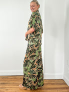 Dasha Wide Leg Pant-Tropical Ibiza