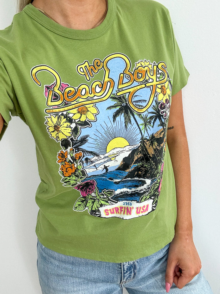 The Beach Boys 1963- Ringer Tee- Matcha