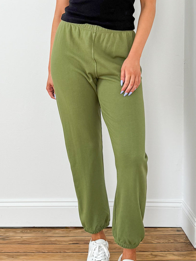 The Johnny French Terry Easy Sweatpant-Safari