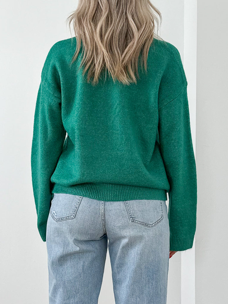 Weekend Crew Neck Sweater-Ecru