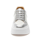 J/Slide - Harlowe Platform Sneaker - White/Silver