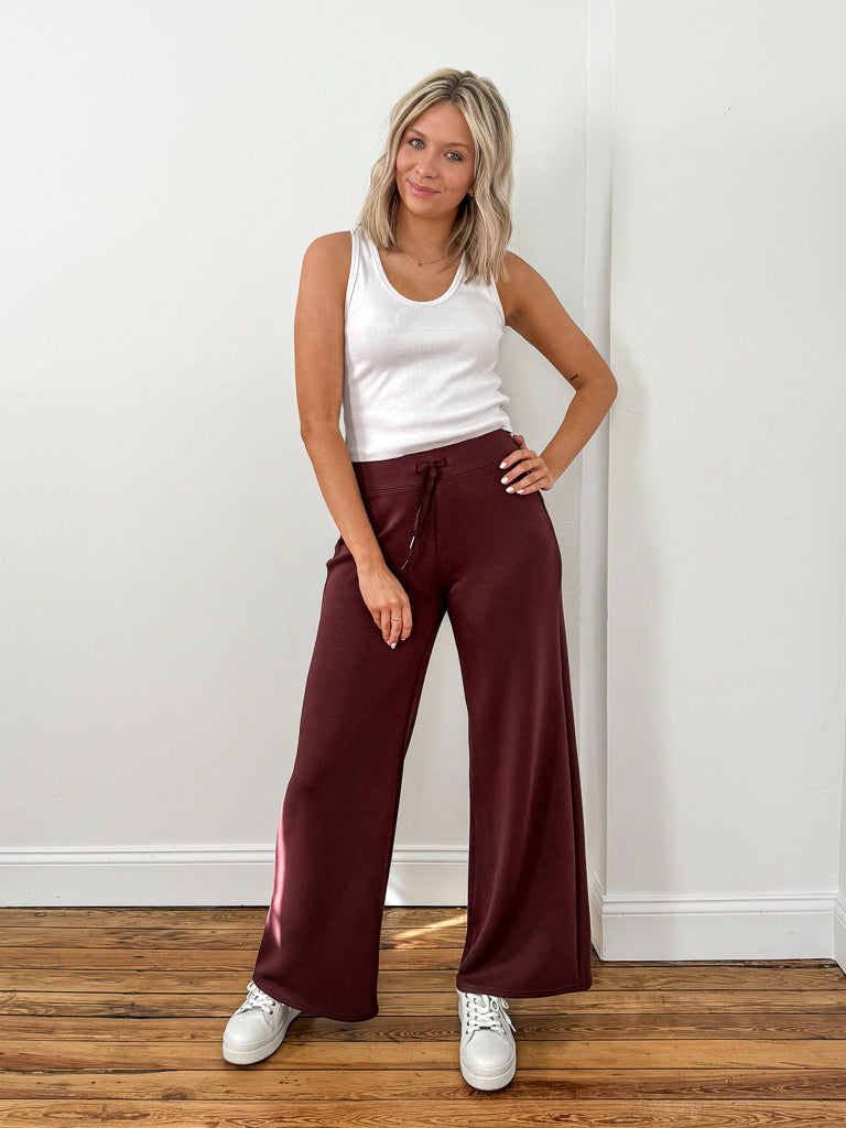 Spanx Airessentials Cropped Wide Leg Pant Very Black – The Blue Collection